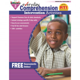 Everyday Comprehension Intervention Activities Book, Grade 2