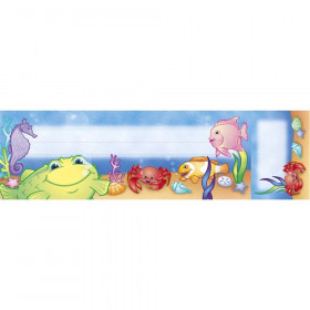 Under the Sea Seat & Cubby Sign, 3" x 2", 36/pkg