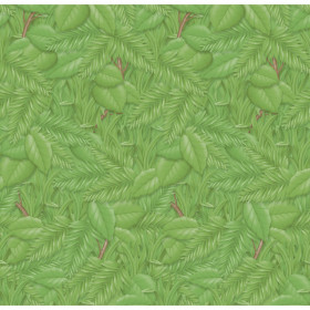 Bulletin Board Art Paper, Tropical Foliage, 48" x 12', 4 Rolls