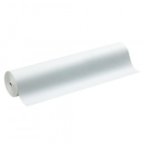 Lightweight Kraft Paper Roll, White, 48" x 1,000', 1 Roll