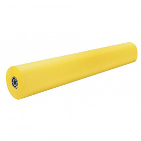 Colored Kraft Duo-Finish Paper, Canary, 36" x 1000', 1 Roll