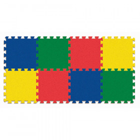 Carpet Tiles, Solid Color Expansion Pack, 12" x 12", 4 Count