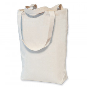 Tote Bags, Large Canvas, 11" x 14" x 4", 1 Count