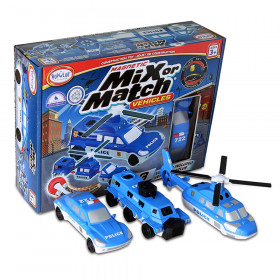 Magnetic Mix or Match Vehicles, Police