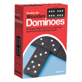 Double Six Wooden Dominoes Game