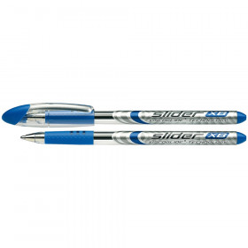 Slider Basic XB Ballpoint Pen Viscoglide Ink, 1.4 mm, Blue Ink