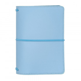 A6 Notebook and Passport Holder - Sky Blue