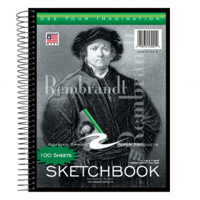 Sketchbook, 11" x 8-1/2", 100 Sheets