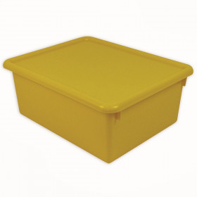 Stowaway 5" Letter Box with Lid, Yellow