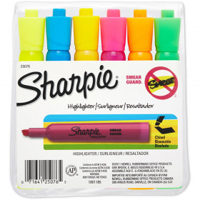 Sharpie Highlighter Six Pack