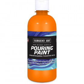 Acrylic Pouring Paint, 16 oz, Orange