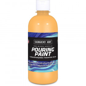 Acrylic Pouring Paint, 16 oz, Peach