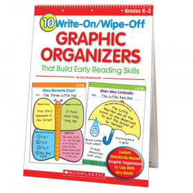 10 Write-On/Wipe-Off Graphic Organizers That Build Reading Skill