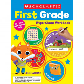 First Grade Wipe Clean Workbook