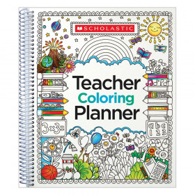 Scholastic SC-809292 Teacher Coloring Planner