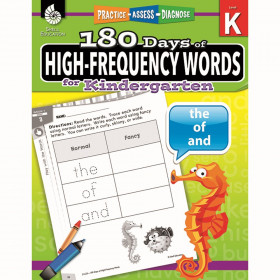180 Days of High-Frequency Words for Kindergarten