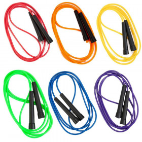 8-foot PVC Jump Ropes -  6-pack Assorted Colors