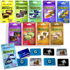 Set of 10 Photographic Memory Matching Games