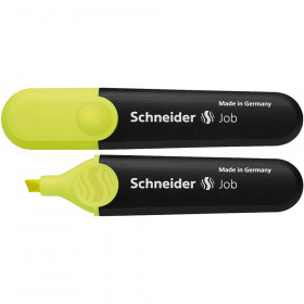 Schneider Job Highlighters, Chisel Tip, Fluorescent Yellow