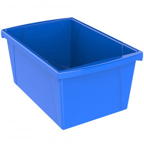 Medium Classroom Storage Bin, Blue