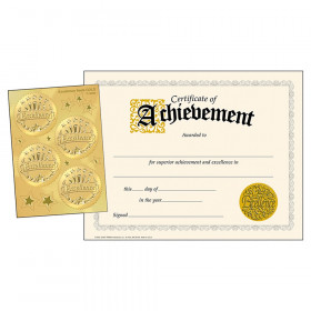 Achievement (Excellence Seals) Certificates & Award Seals Combo Pack