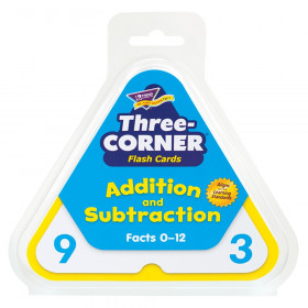 Addition and Subtraction Three-Corner Flash Cards