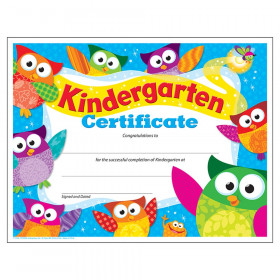 Kindergarten Certificate Owl-Stars! , 30 ct