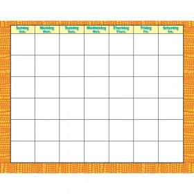 Reptile Orange Wipe-Off® Calendar – Monthly