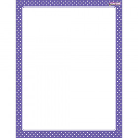 Polka Dots Purple Wipe-Off® Chart