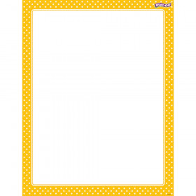 Polka Dots Yellow Wipe-Off® Chart