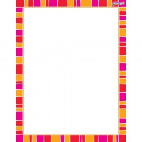 Stripe-tacular Snazzy Red Wipe-Off® Chart