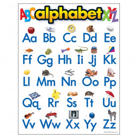 Alphabet Learning Chart, 17" x 22"