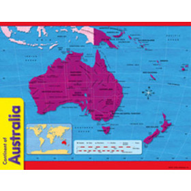 House of Doolittle HOD710 World Laminated Map 50 X 33 for sale online 