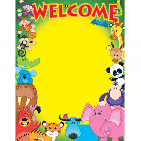 Welcome Awesome Animals Learning Chart