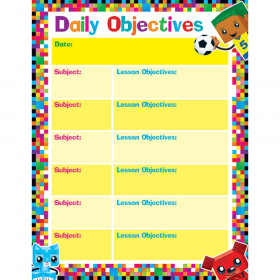 Daily Objectives BlockStars!® Learning Chart