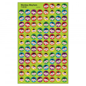 Monkey Mayhem superSpots Stickers, 800 ct
