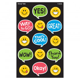 Emoji Talk superShapes Stickers - Large, 120 ct.