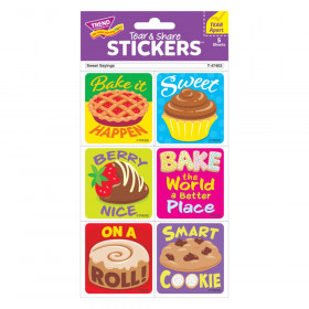 Sweet Sayings Tear & Share Stickers, 30 Count
