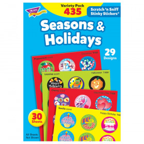 Seasons & Holidays Stinky Stickers Variety Pack, 435 ct