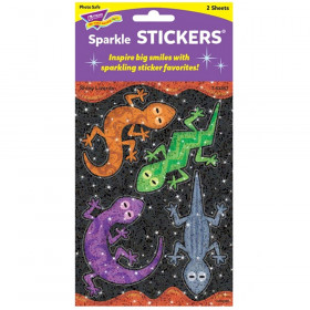 Shiny Lizards Large Sparkle Stickers, 8 ct.