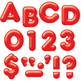 Red 2-Inch 3-D Uppercase Ready Letters®