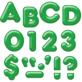 Green 2-Inch 3-D Uppercase Ready Letters®