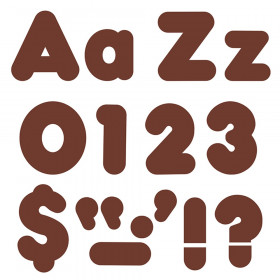 Chocolate 4" Casual Combo Ready Letters