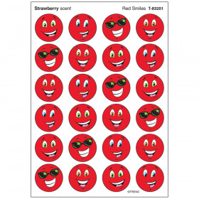 Red Smiles/Strawberry Stinky Stickers® – Small