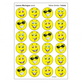 Yellow Smiles/Lemon Meringue Stinky Stickers, 96 ct.