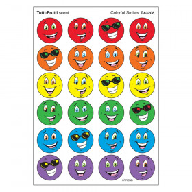 Colorful Smiles/Tutti-Frutti Stinky Stickers, 96 ct.