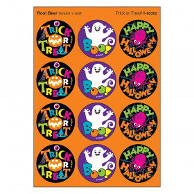 Trick or Treat!/Root Beer Stinky Stickers, 48 Count