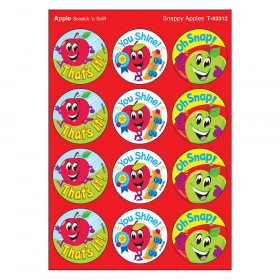 Snappy Apples/Apple Stinky Stickers, 48 Count