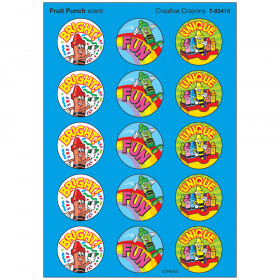 Creative Crayons/Fruit Punch Stinky Stickers® – Large Round