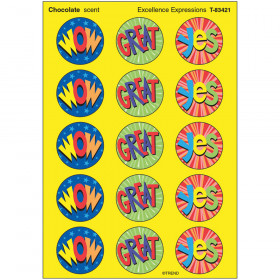 Excellence Expressions/Chocolate Stinky Stickers® – Large Round